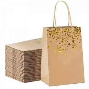 Recykling Eco Friendly Kraft Paper Bagna prezent lub opakowaniena tkaninie