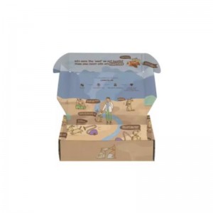 Niestandardowe pudełka do przenoszenia pakowanie wysyłki pudełka pocztowego z logo wysyłka papieru pudełko papieroweniestandardowe logo atrakcyjne